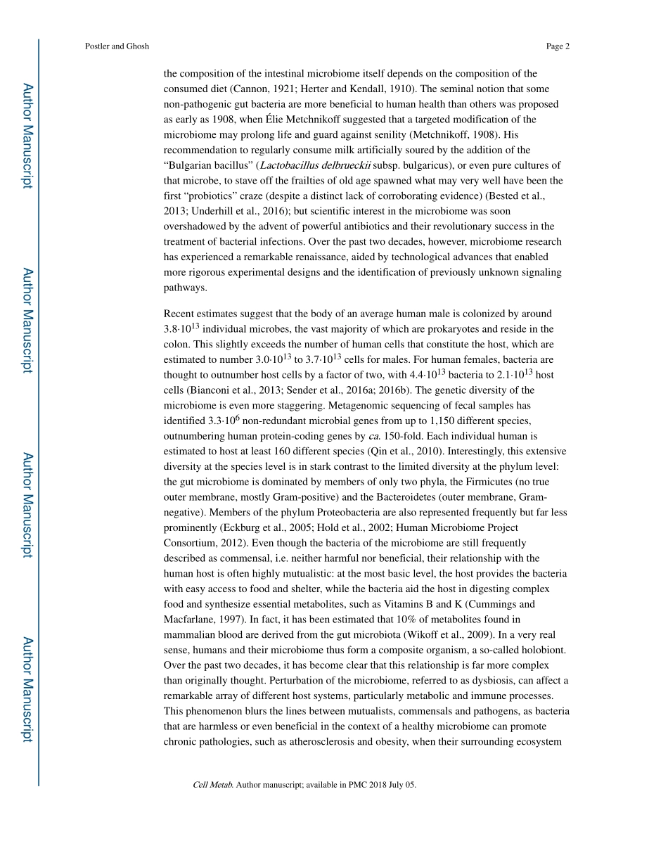 Understanding the Holobiont-How microbial metabolites affect human health and shape the immune system.pdf_第2页