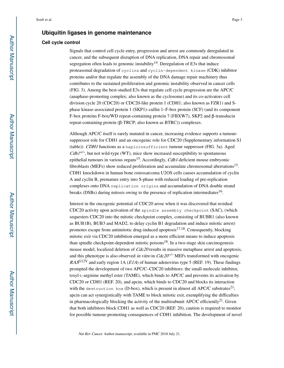 Ubiquitin ligases in oncogenic transformation and cancer therapy.pdf_第3页