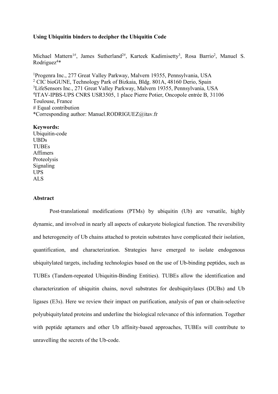 Using Ubiquitin binders to decipher the Ubiqui.pdf_第1页