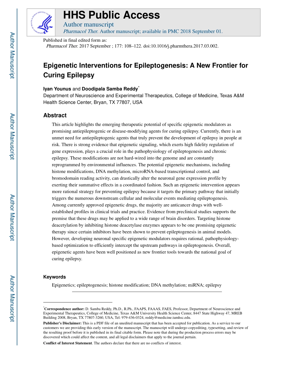 Younus-2017-Epigenetic interventions for epile.pdf_第1页