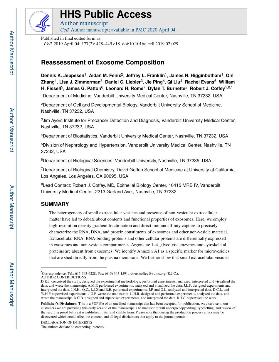 Reassessment of Exosome Composition.pdf_第1页