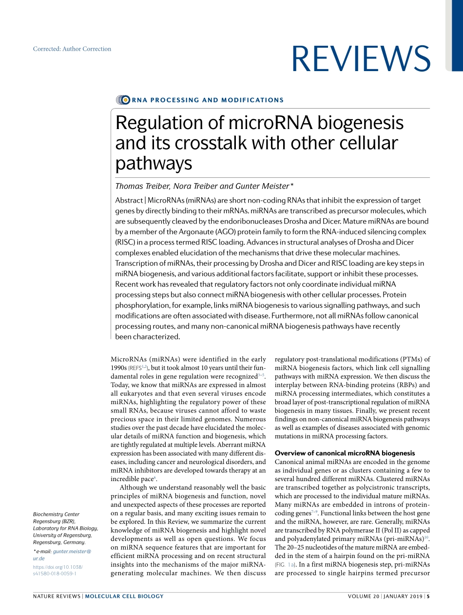 Regulation of microRNA biogenesis and its cros.pdf_第1页