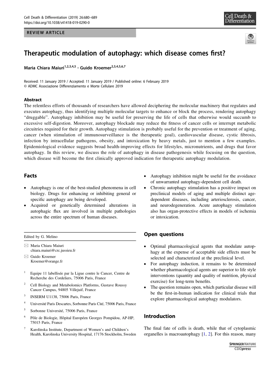 Therapeutic modulation of autophagy which dise.pdf_第1页