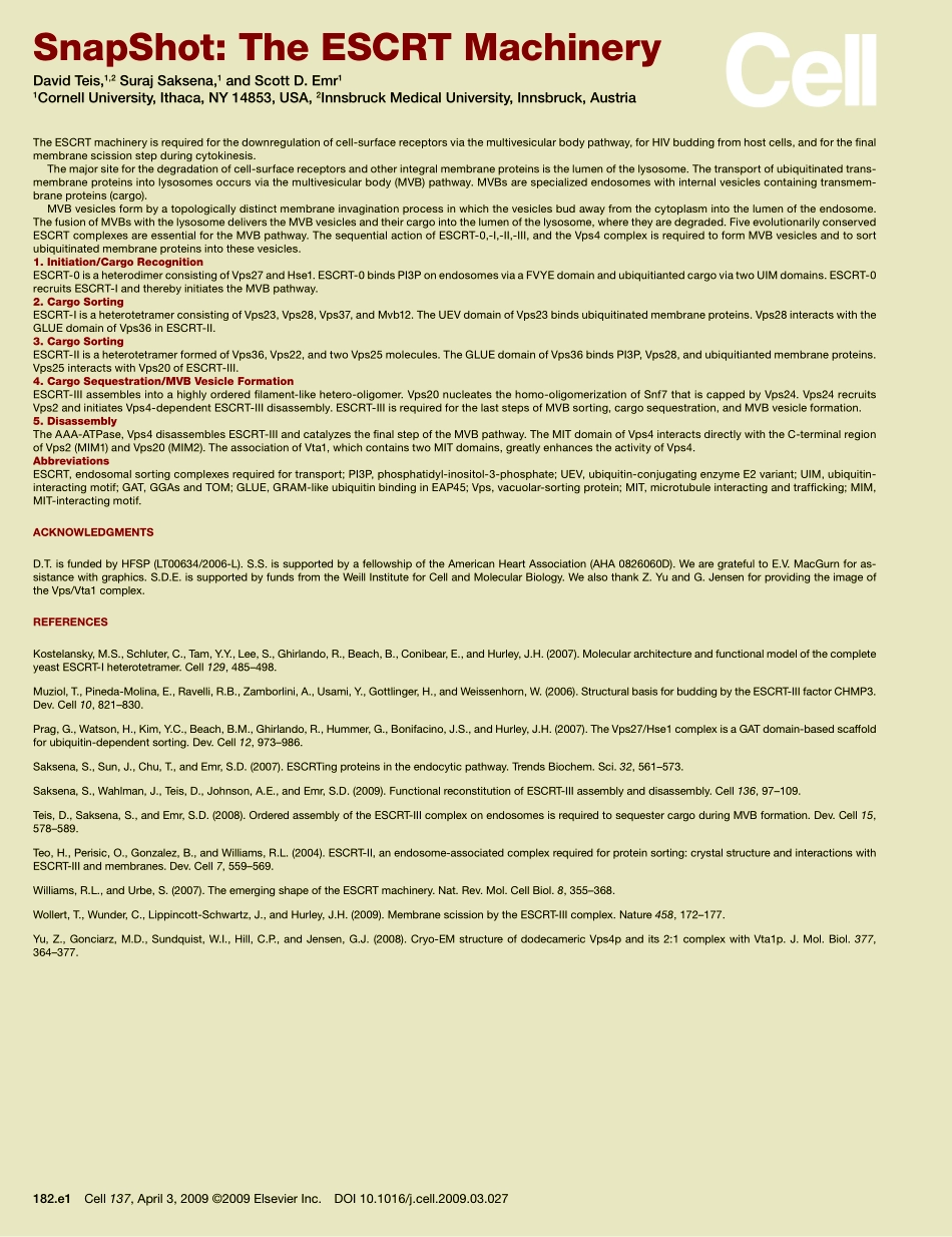 The ESCRT Machinery.PDF_第2页