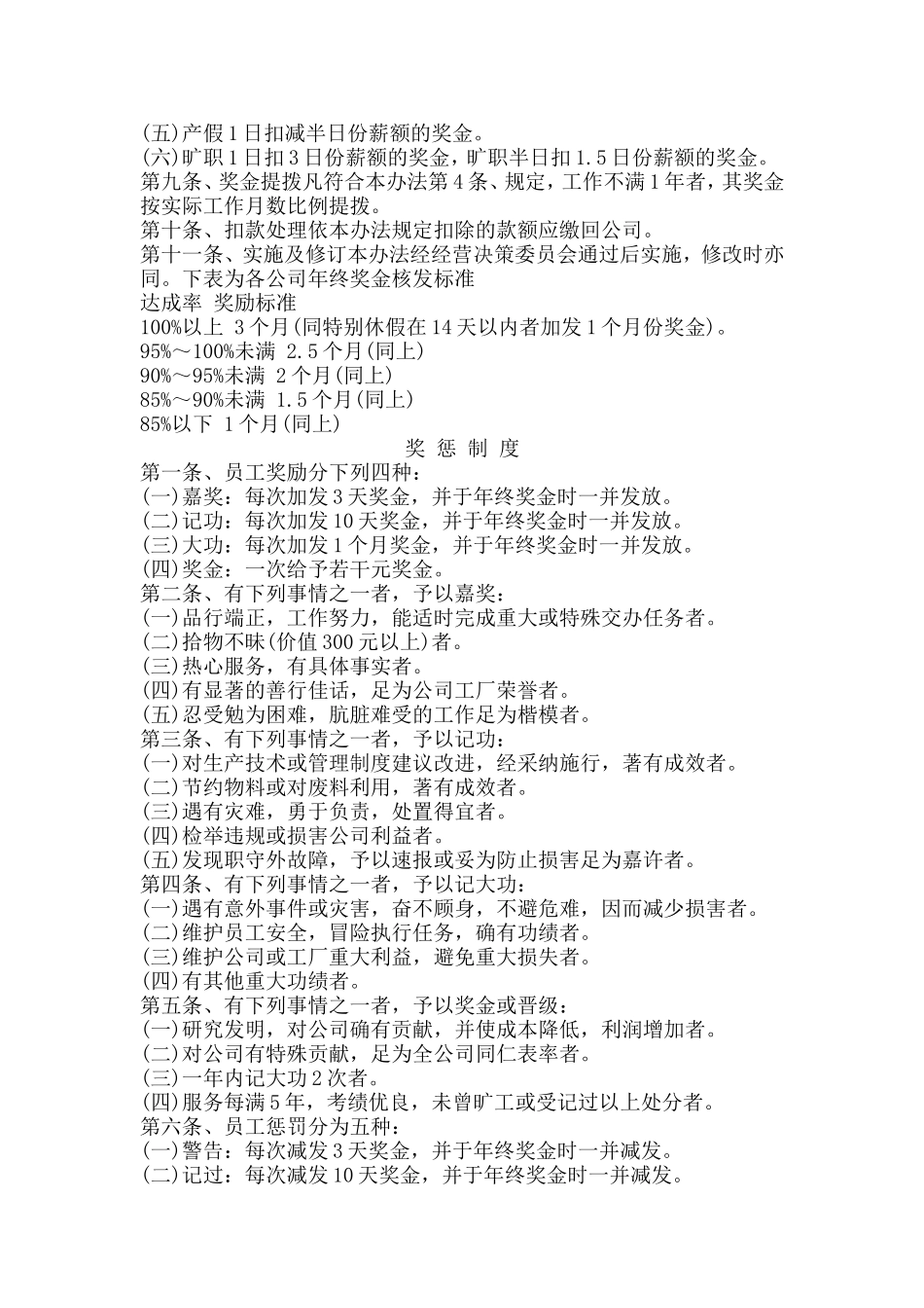 薪资、奖金及奖惩制度.doc_第3页