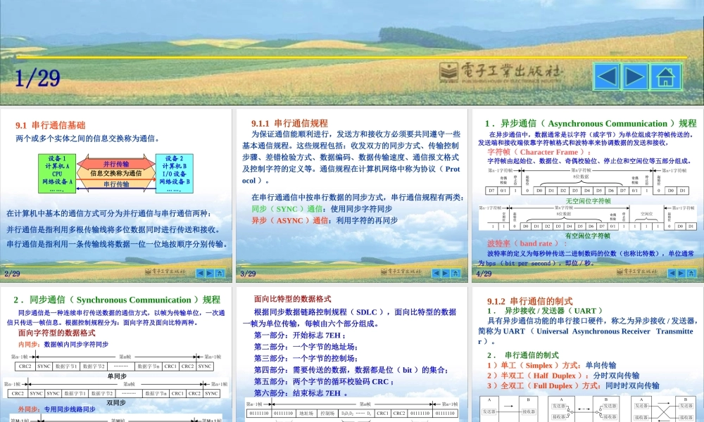 第09章 MCS-51单片机的串行接口.ppt