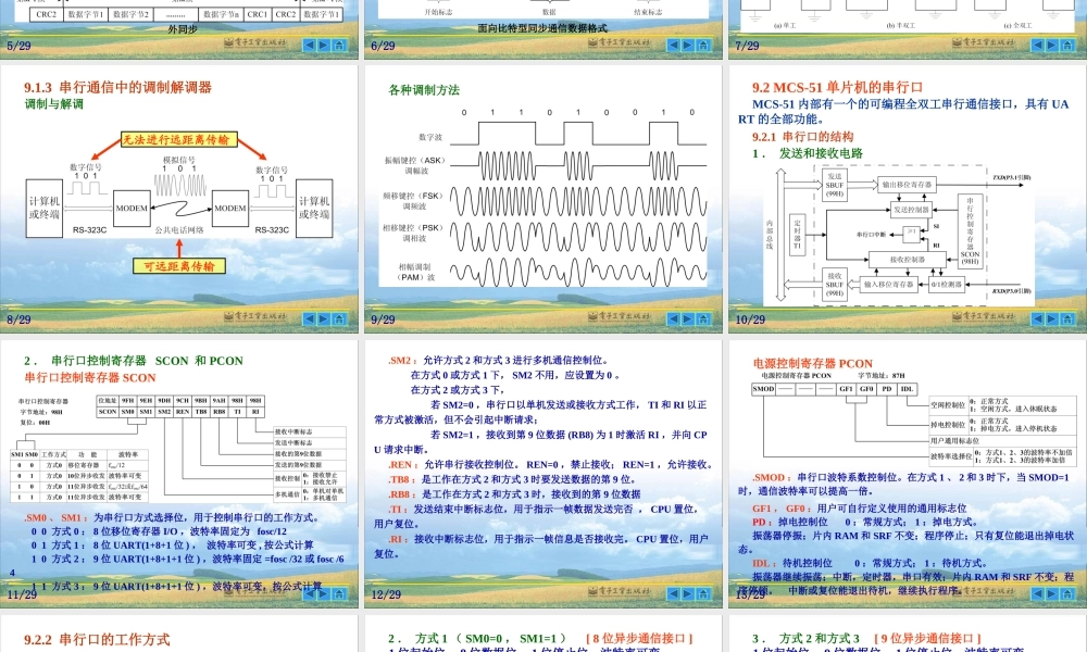 第09章 MCS-51单片机的串行接口.ppt