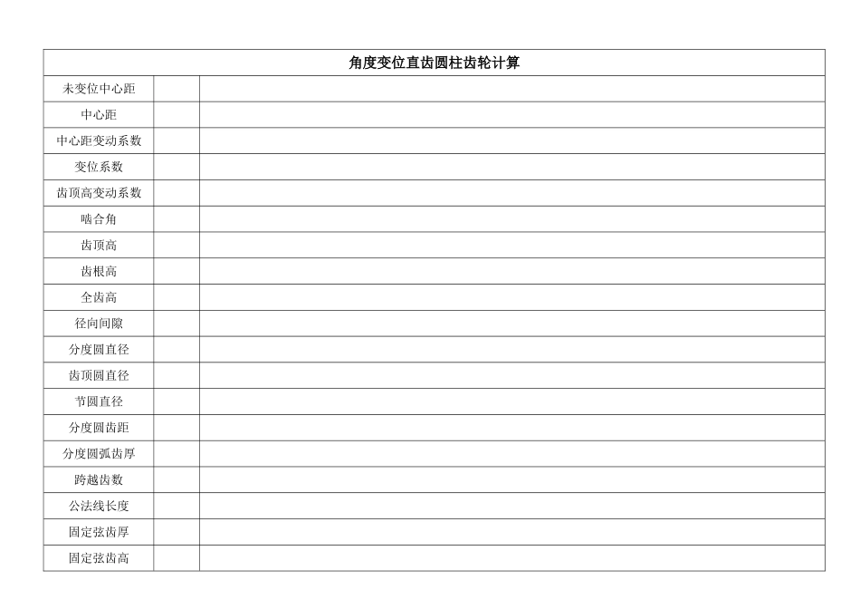 5.高度、角度变位表格 (2).doc_第2页