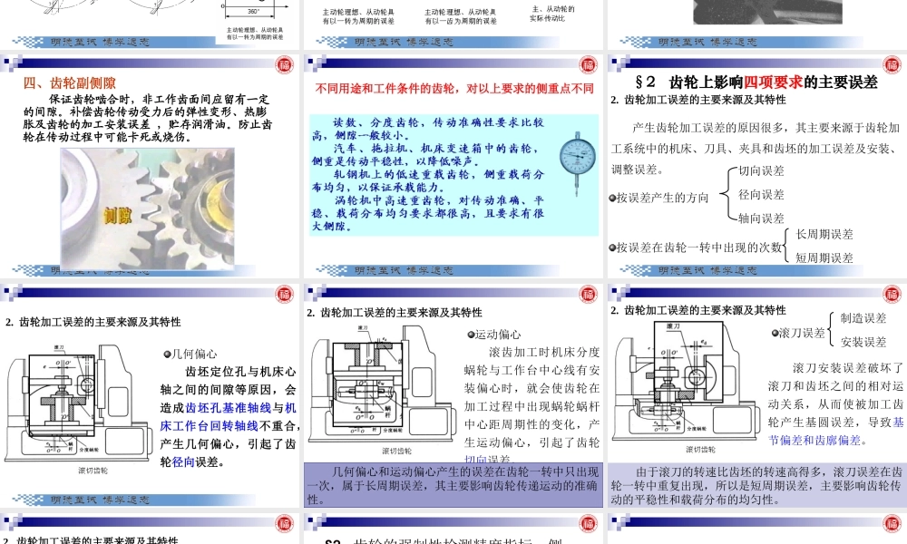 几何量公差与检测_第10章 圆柱齿轮公差与检测.ppt