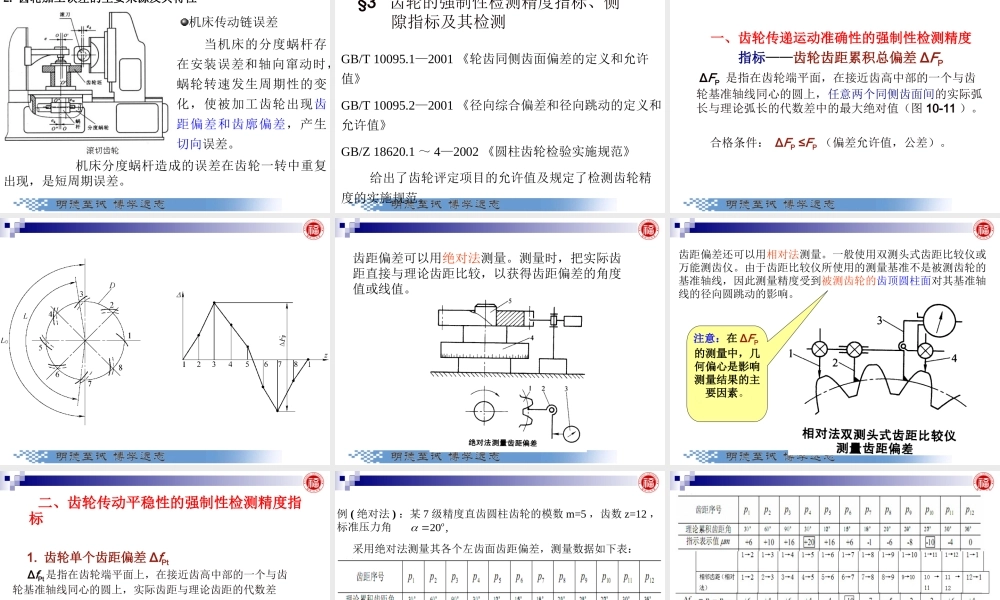 几何量公差与检测_第10章 圆柱齿轮公差与检测.ppt