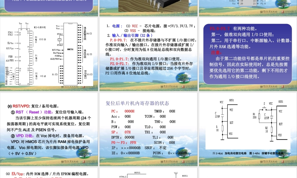 第02章 MCS-51单片机的结构.ppt