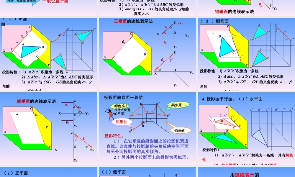 3-平面的投影 (2).ppt