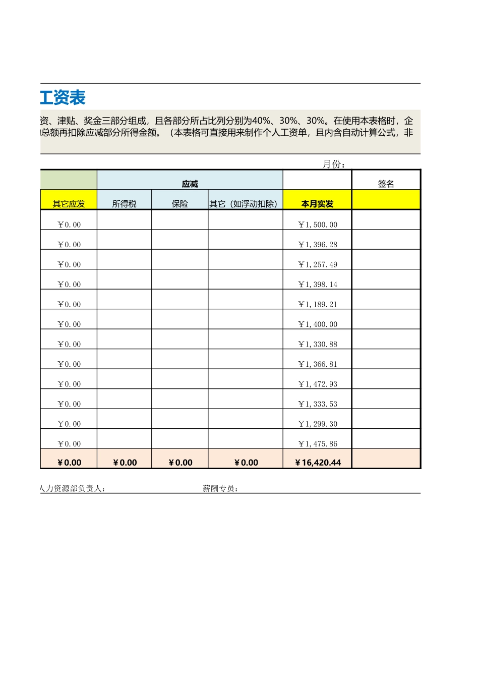 27员工工资表.xlsx_第2页