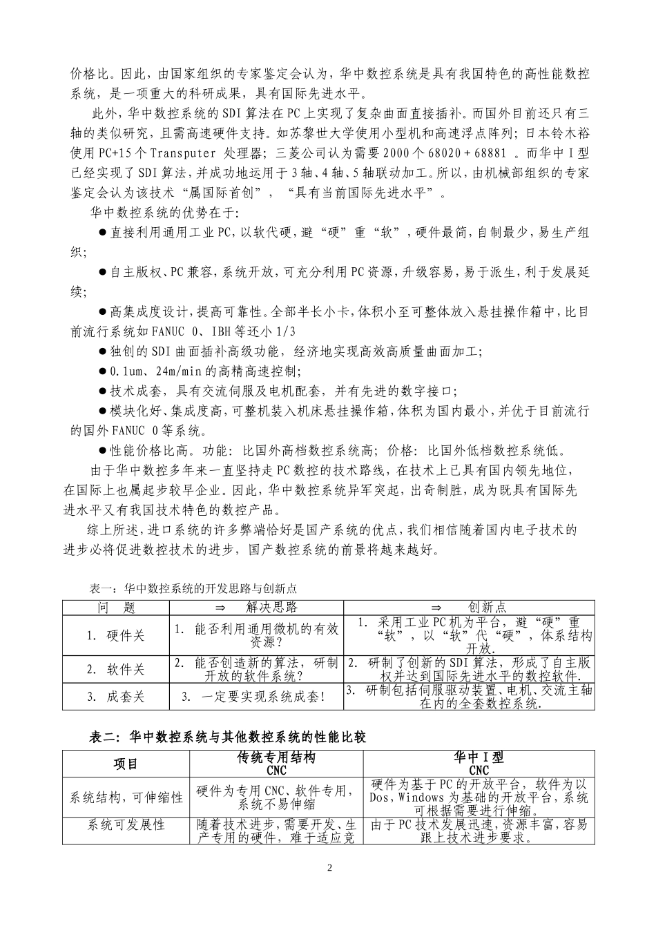 14.华中数控系统与国内外数控系统与之比较.doc_第2页