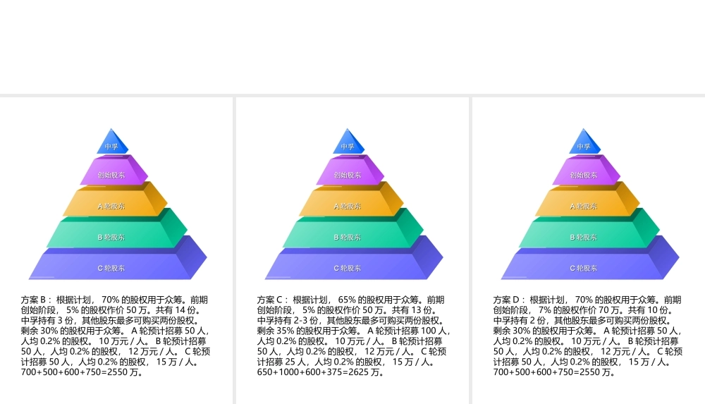 4种股东设计方案.ppt