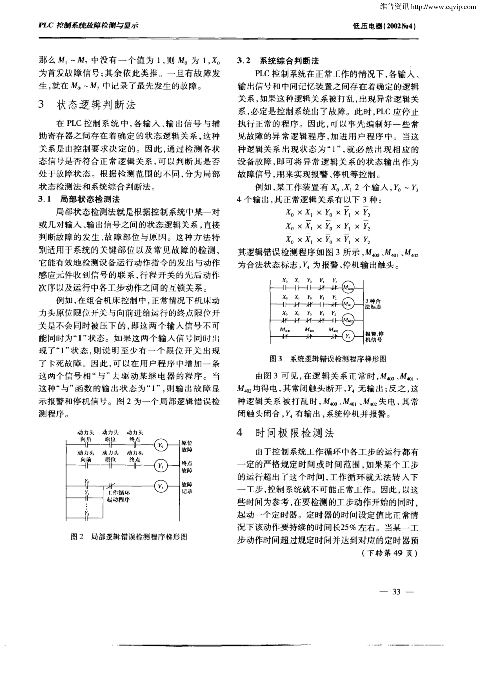 PLC控制系统故障检测与显示.pdf_第2页