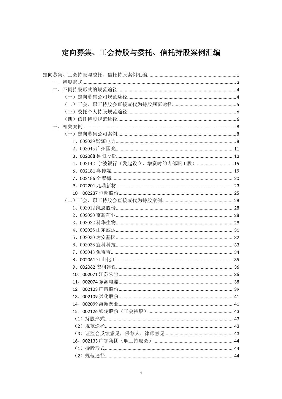 委托信托持股汇总(终稿) (2).doc_第1页