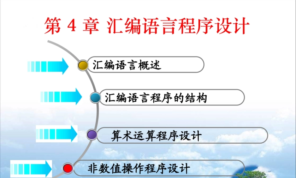 第04章 汇编语言程序设计.ppt