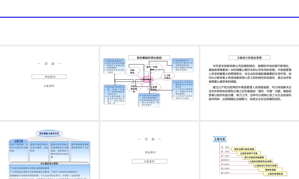 员工股权激励方案.ppt