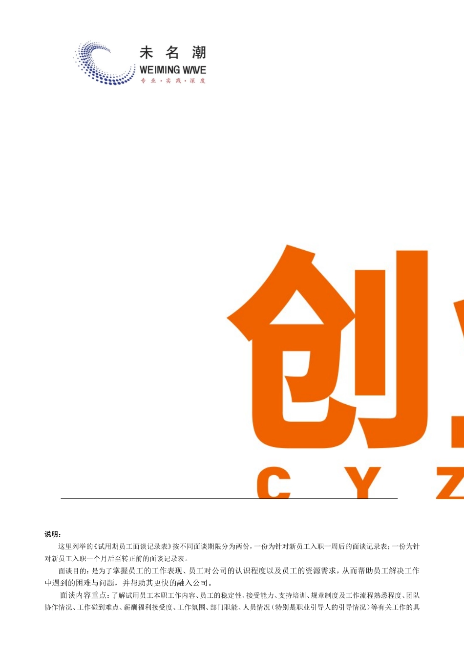 14试用期员工面谈记录表.doc_第2页