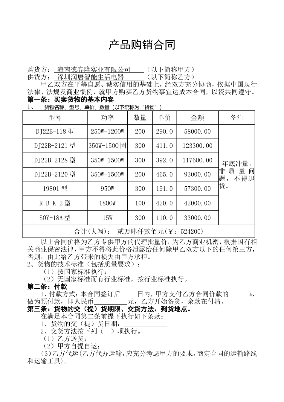 产品购销合同.doc_第1页
