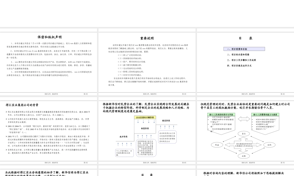 xxx集团股权机构设计咨询方案(案例).pptx