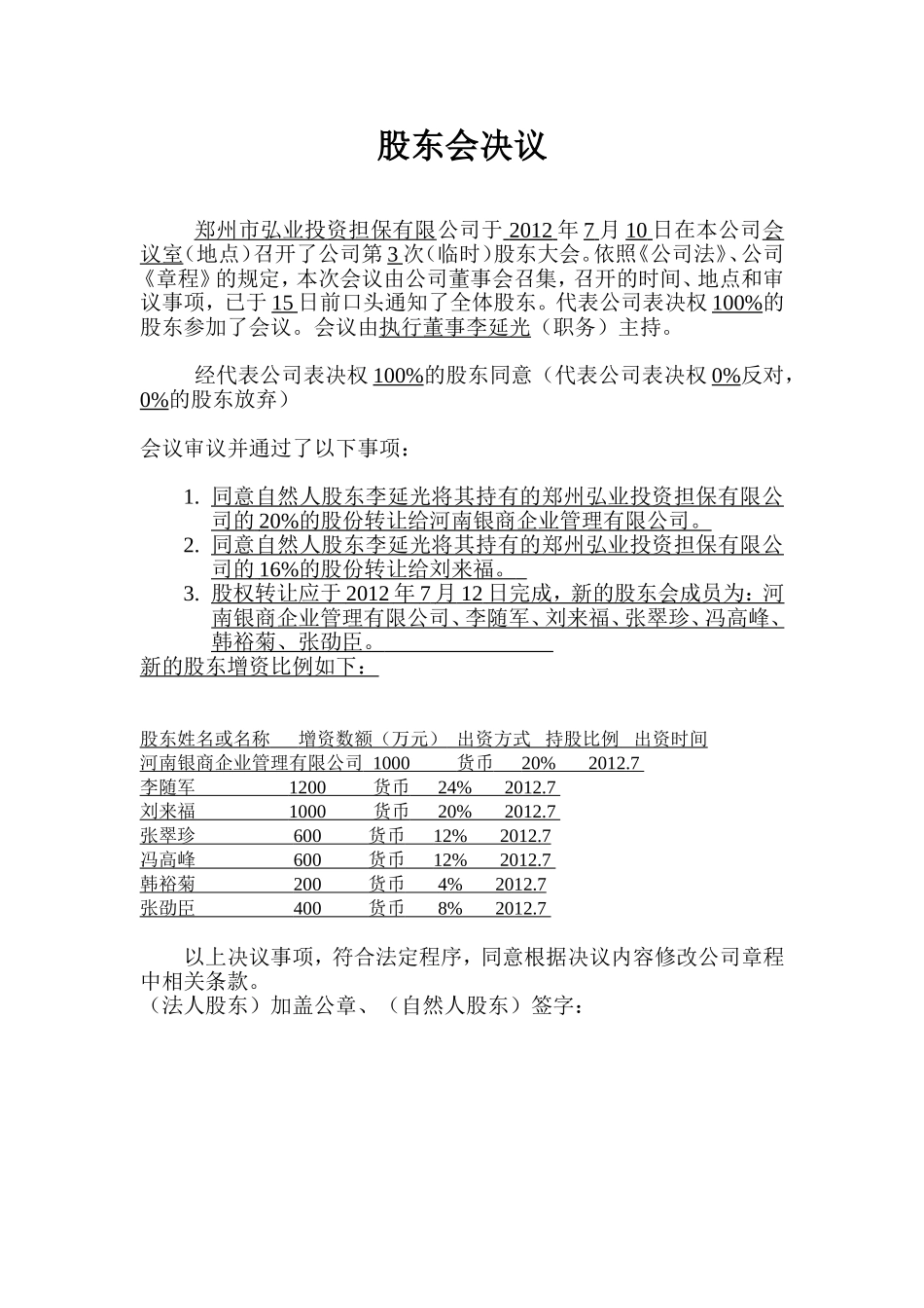担保公司股东会决议 (2).doc_第1页
