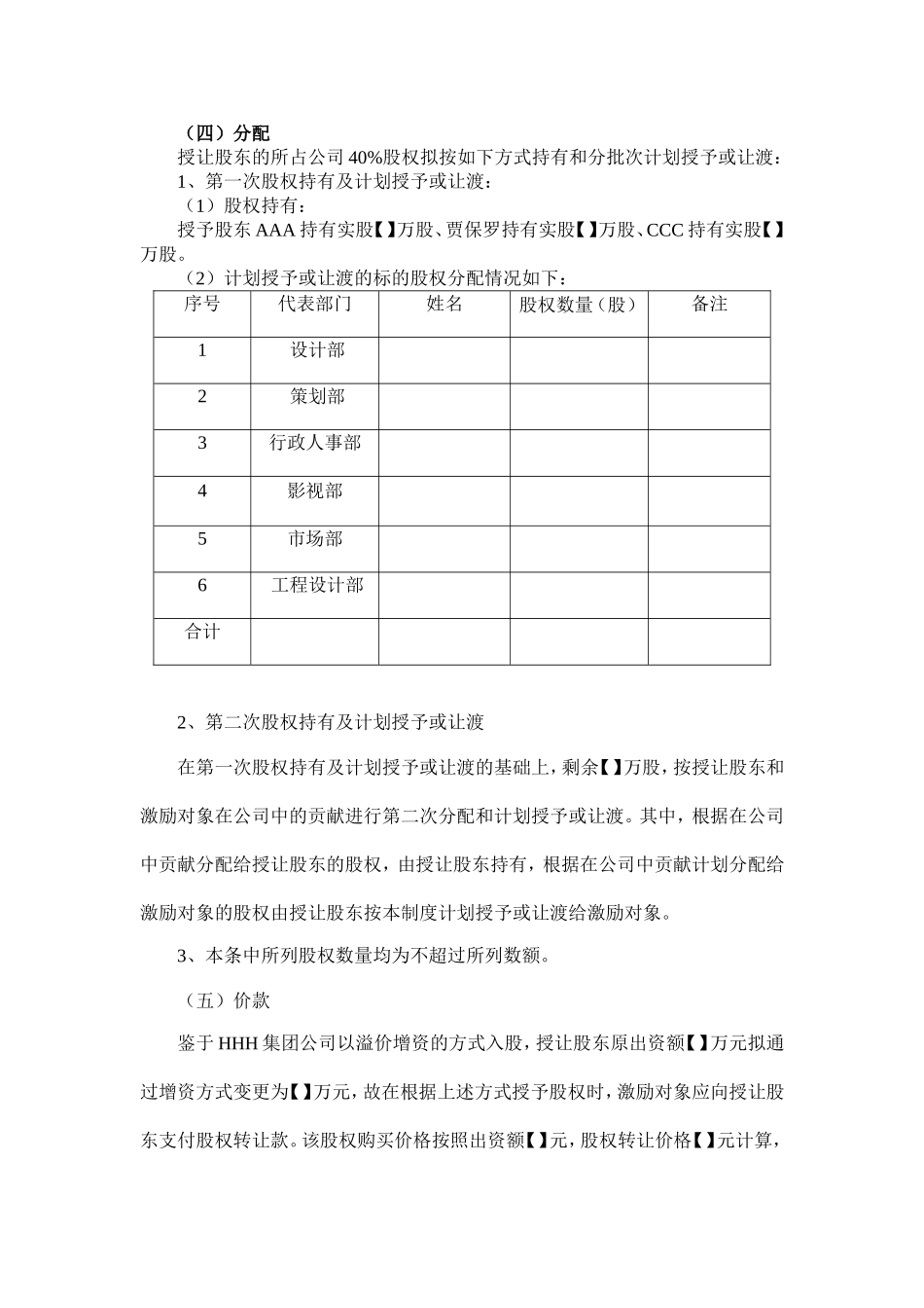 公司股票期权长期激励制度.doc_第3页