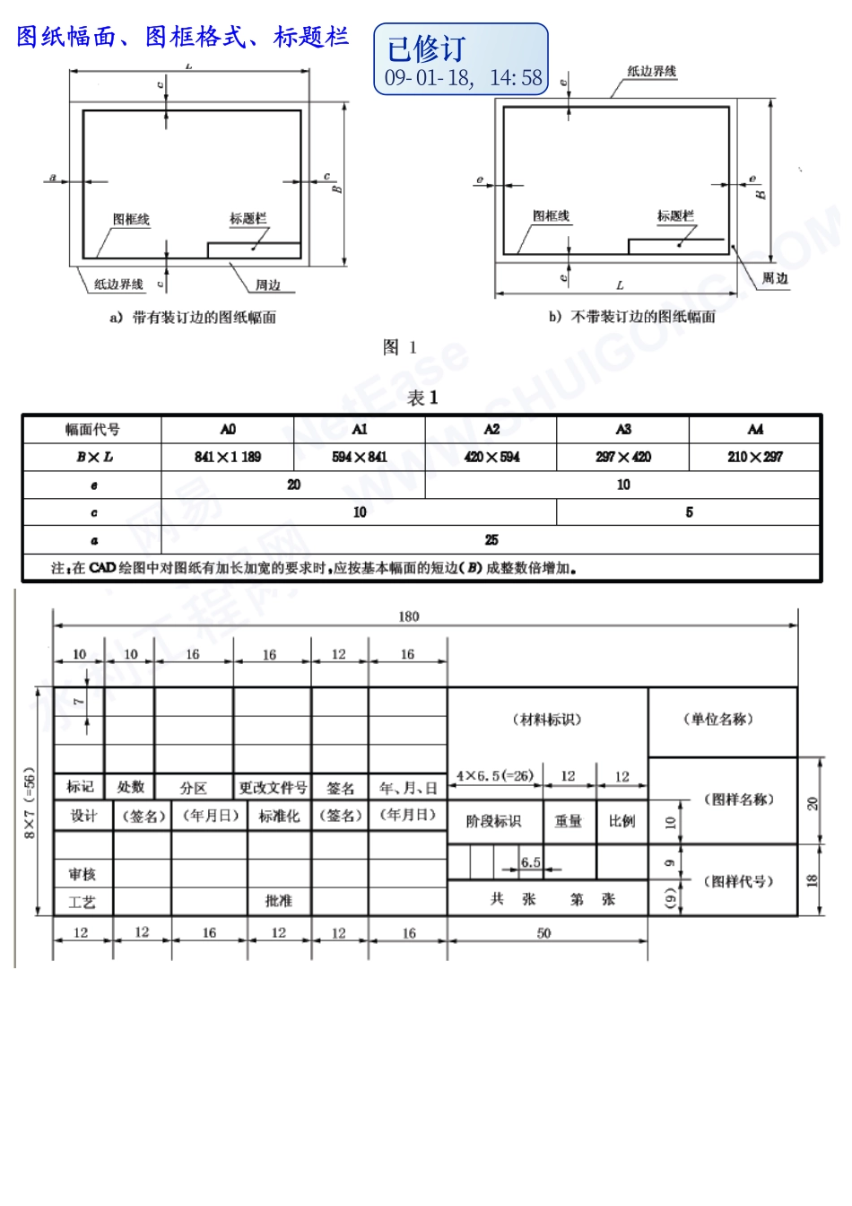 10.图纸幅面、图框格式、标题栏.pdf_第1页
