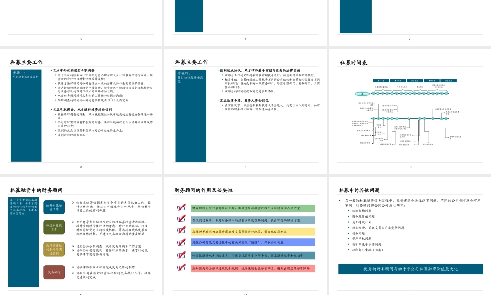 私募股权融资流程.ppt