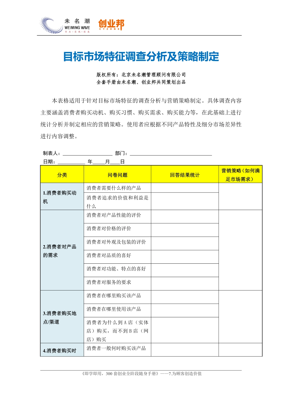 1目标市场特征调查分析及策略制定.pdf_第1页