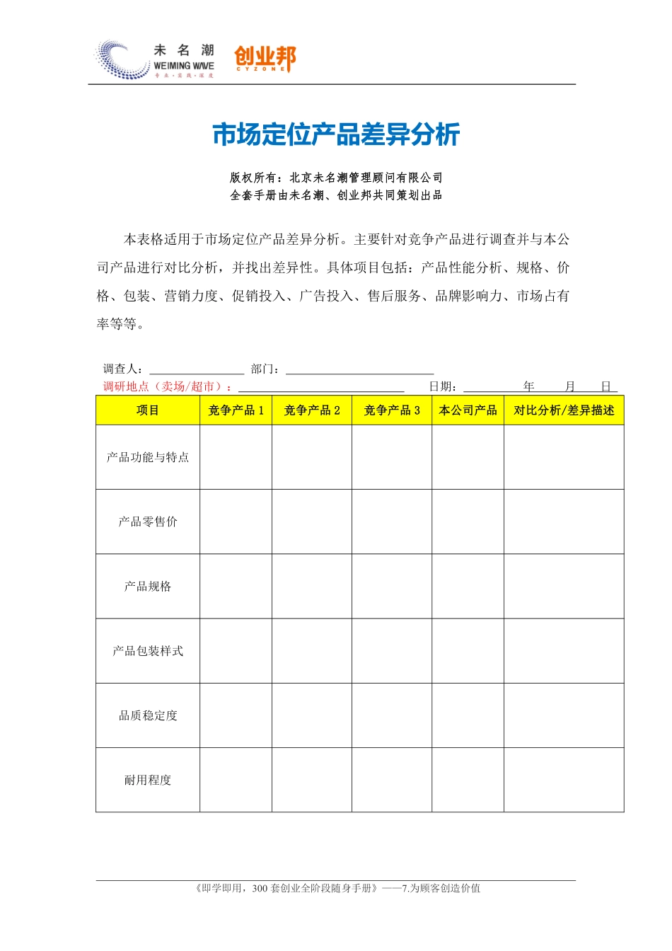 2市场定位产品差异分析.pdf_第1页