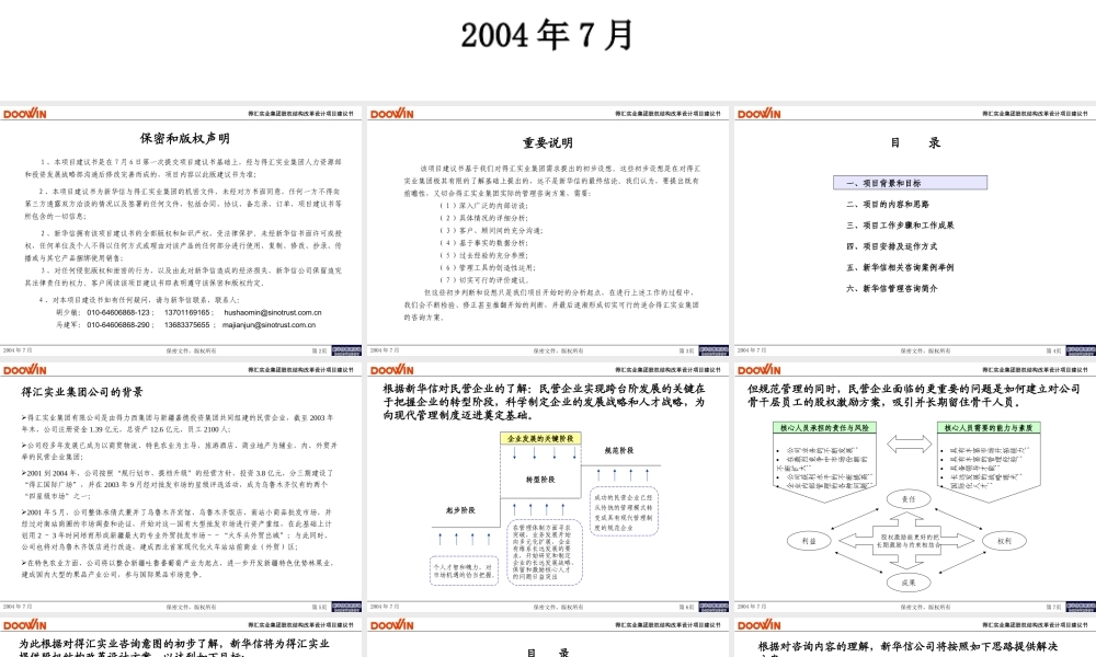 xxx集团股权机构设计咨询方案.ppt