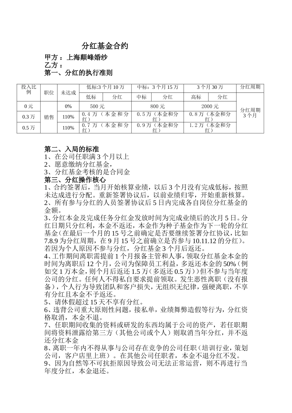 销售部销售人员分红 (2).doc_第1页