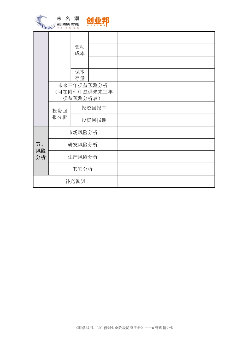 09新产品开发计划表（含产品分析、市场分析、预算、效益分析等）.pdf_第3页