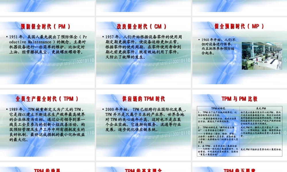 11.姚老师-全面生产维护（TPM）讲义.ppt
