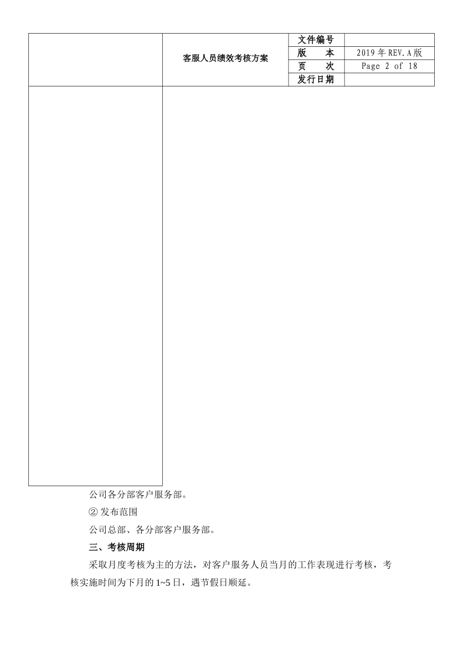 客服人员绩效考核方案.docx_第3页