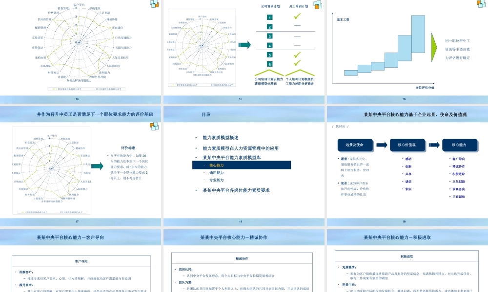 某知名企业能力素质模型——精典案例.ppt