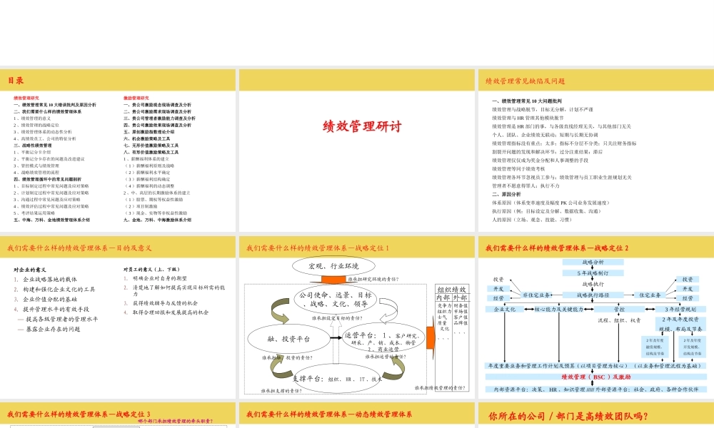 最完整的房地产绩效管理与薪酬激励.ppt
