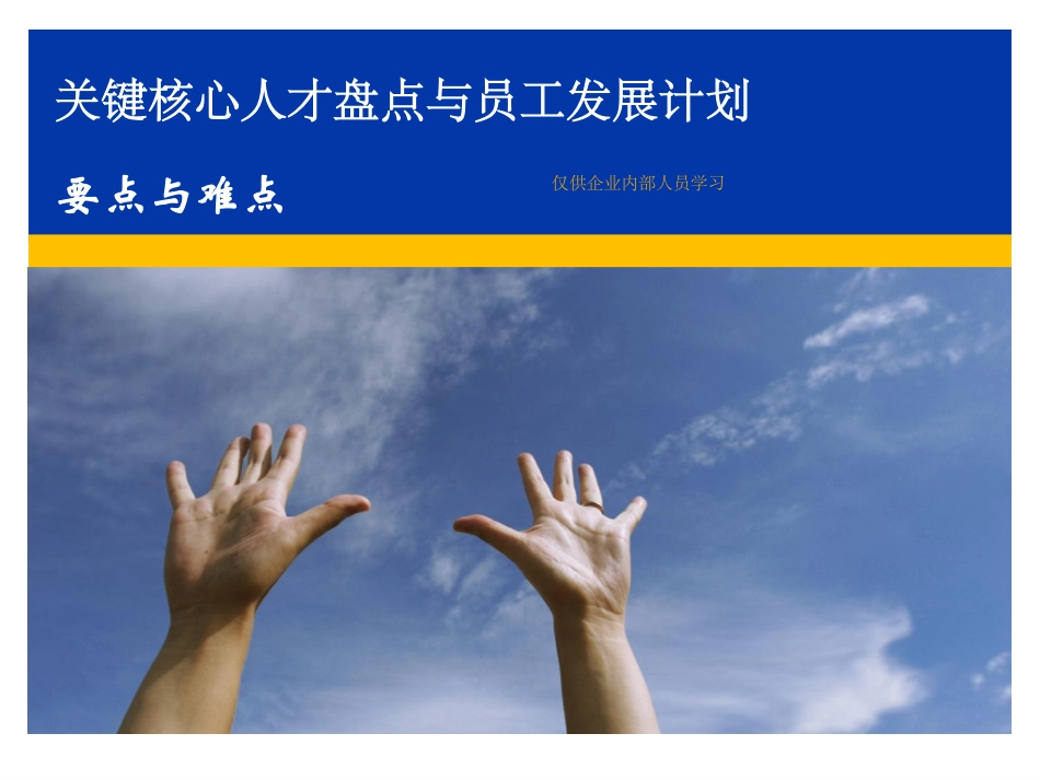 关键核心人才盘点与员工发展计划.pdf_第1页