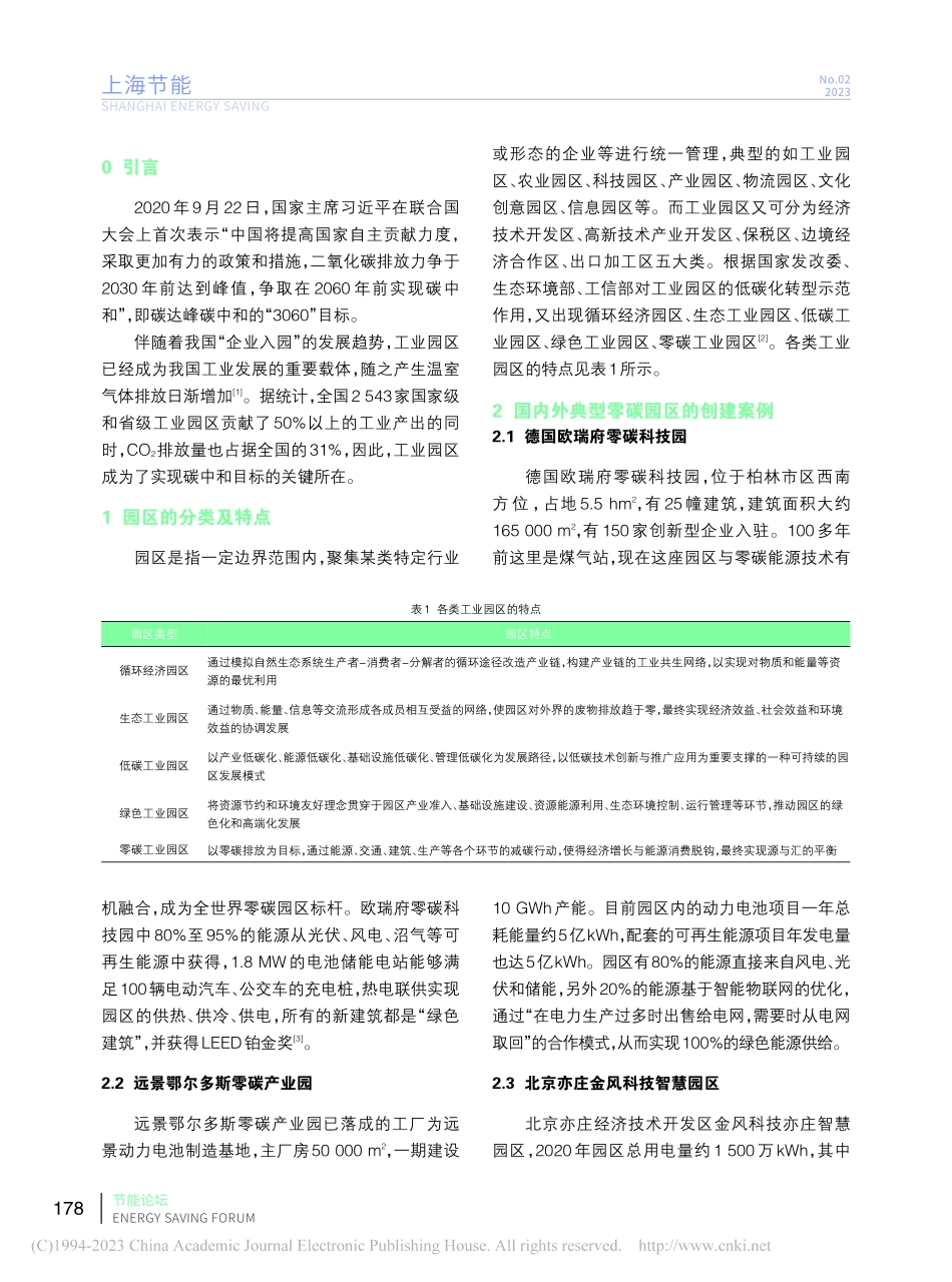 传统工业园区零碳创建路径研究_刘洋.pdf_第2页