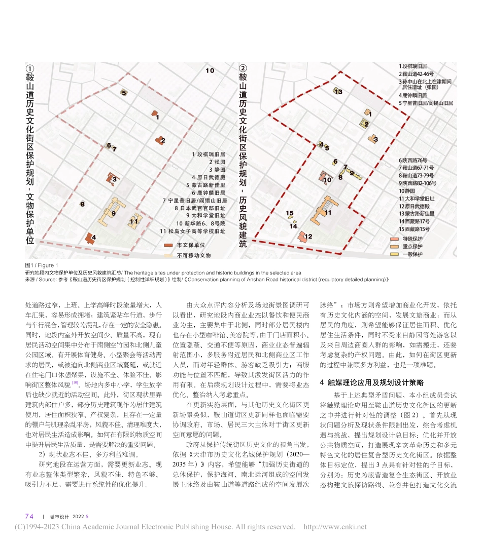 触微共享：触媒理论在历史文...天津鞍山道历史文化街区为例_朱睿佳.pdf_第3页
