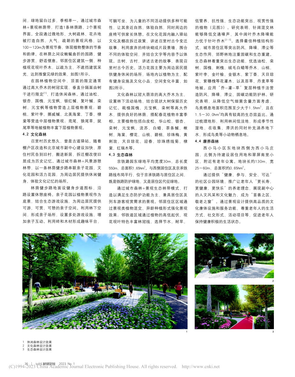 城市森林特色景观营造——以...副中心代征绿地景观设计为例_樊兴.pdf_第2页