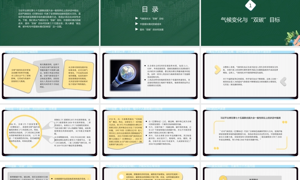 碳达峰、碳中和与中国增长模式的转型（PPT）.pptx