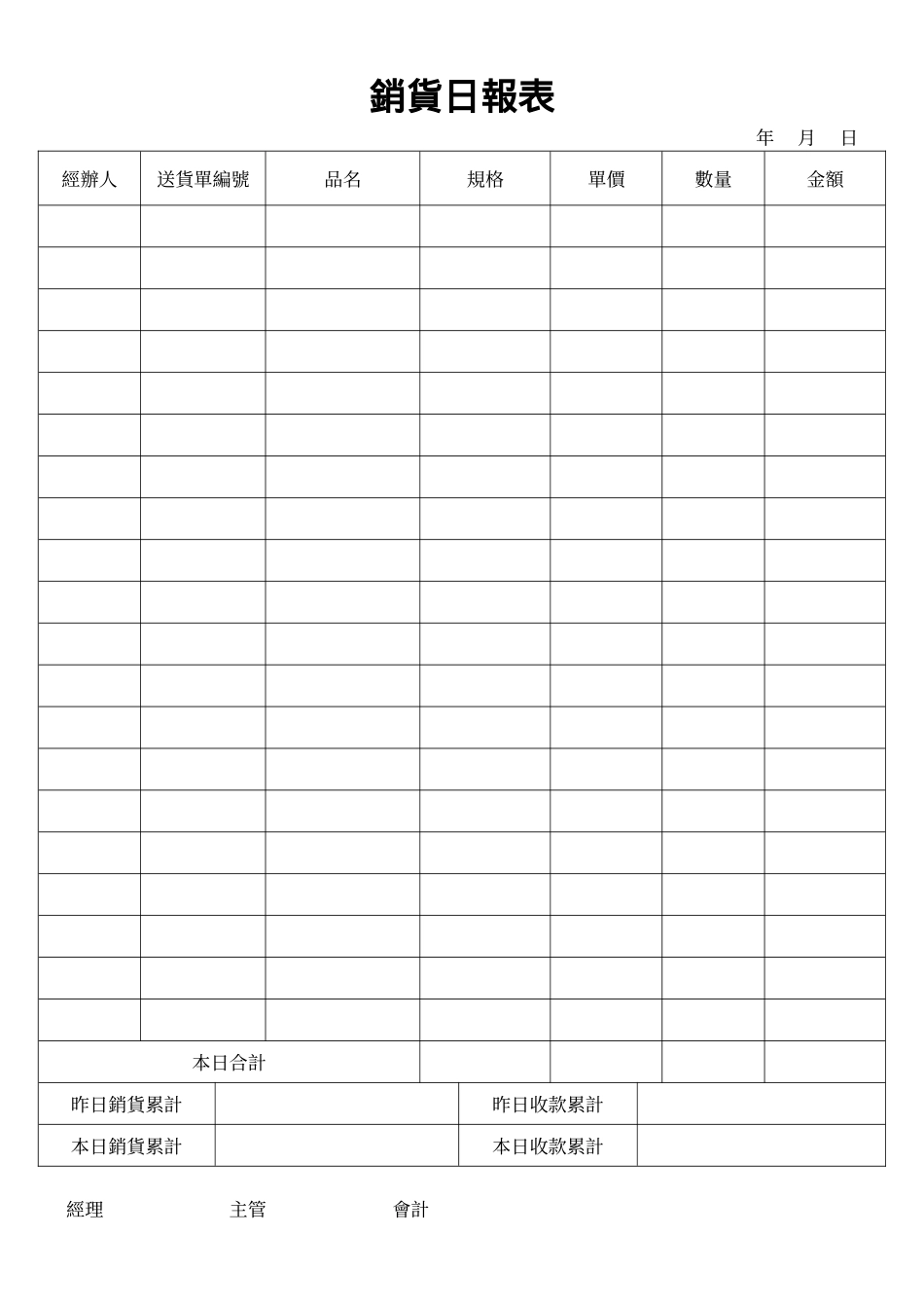 銷貨日報表.doc_第1页