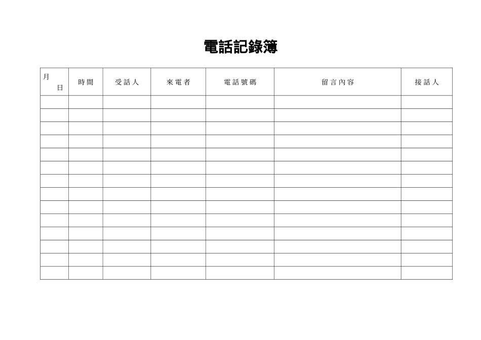 電話記錄簿.doc_第1页