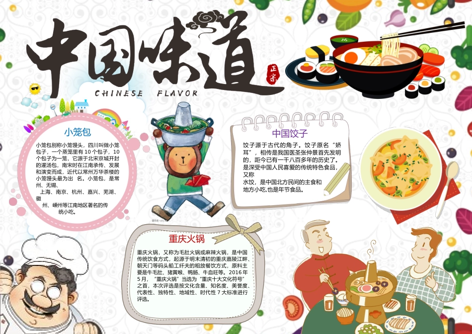 美食小报8.docx_第1页