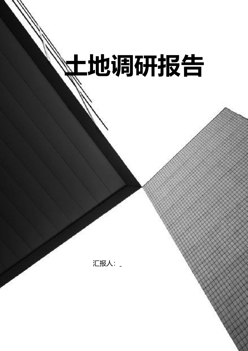 土地调研报告.docx_第1页