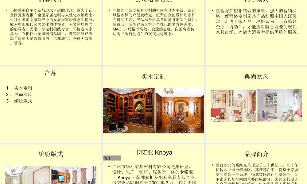 家具行业分析和竞品分析.ppt