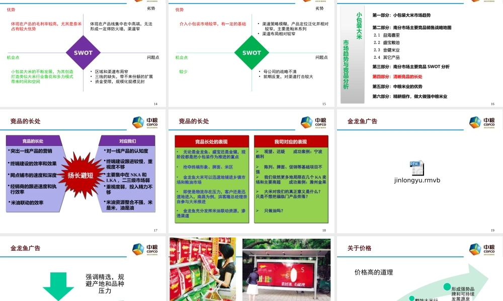 小包装大米市场趋势及竞品分析.pptx